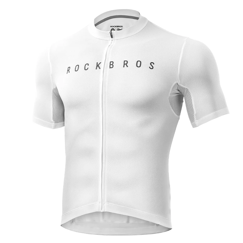 AliExpress ROCKBROS Summer Cycling Jersey High Elastic Lightweight Breathable Short Sleeve Jersey Team Uniform Men Women Cycling Clothing