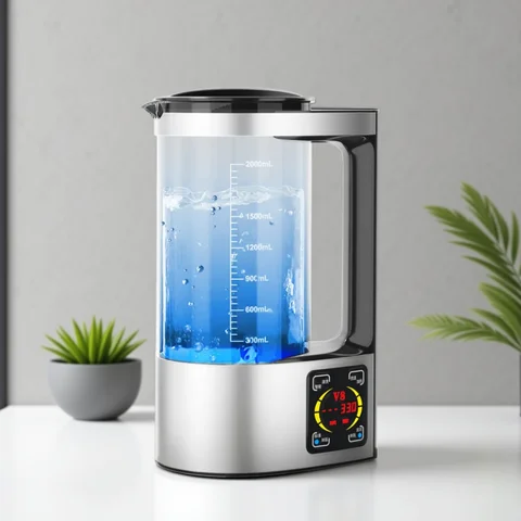 100-240V 2L Electric Hydrogen Rich Water Kettle Water Ionizer Machine Water filter Drink Hydrogen Water Generator