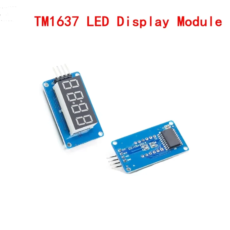 1PCS TM1637 4 Bits Digital LED Display Module For Arduino 7 Segment 0.36Inch Clock RED Anode Tube Four Serial Driver Board Pack