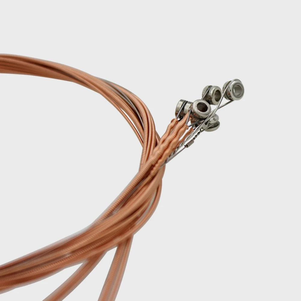 Cordes de guitare acoustique en acier inoxydable, 6 pièces, ton résonant chaud, facile à utiliser, transport en magasin, cordes de guitare de remplacement