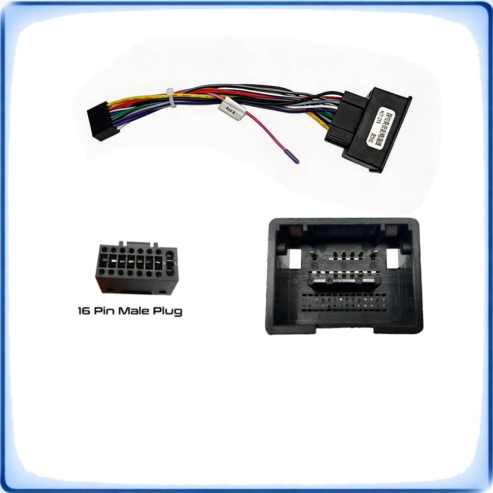 Car Radio Wiring Harness Adapter for Chevrolet Spark 2009 Low Version Cruze Connector Android Stereo Cable