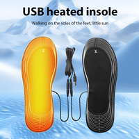 Winter Electric Heating Insole USB Charging Heating Autumn and Winter Warm Foot Treasure Full Foot Heating Insole can Cut