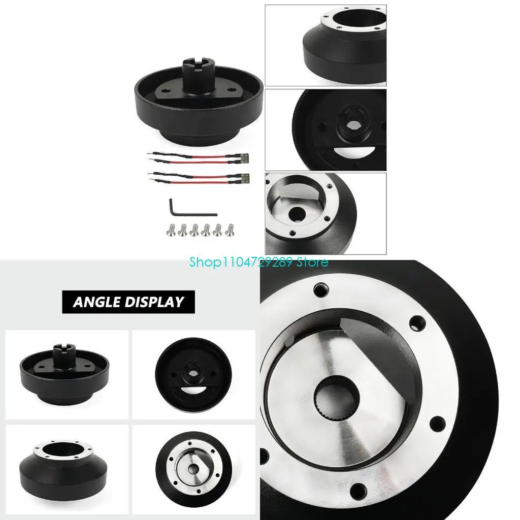 

D8KE Auto Accessories Steering Wheel Short Hub Adapter Quick Release Short Hub Adapter for CivicRSX SRK131HCRV