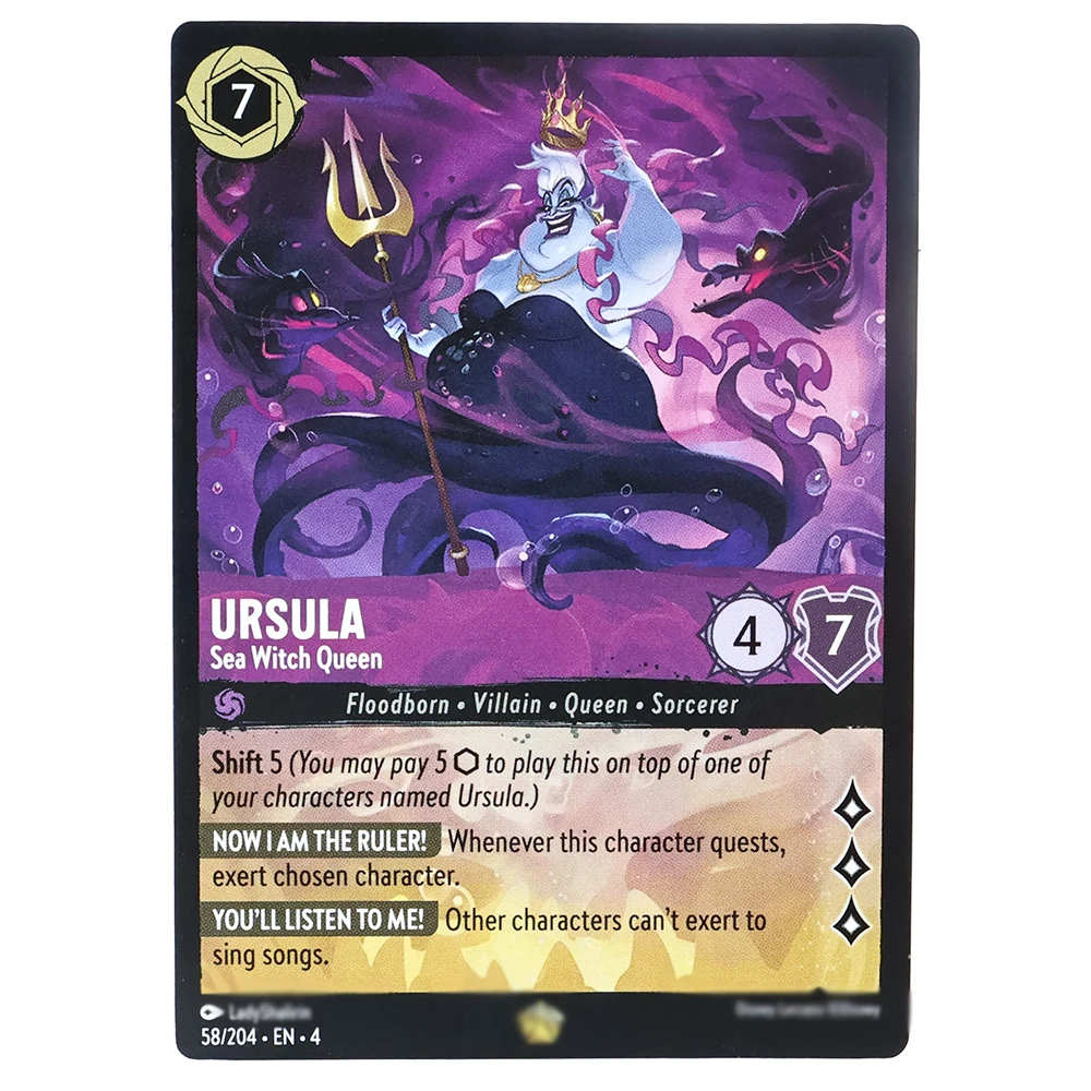 النسخة الإنجليزية PROXY Lorcana الفصل 3 4 بطاقات Dalsy TIC ET TAC Tiana Tigrou Basil Baymax YamaTCG بطاقات جمع الألعاب #4