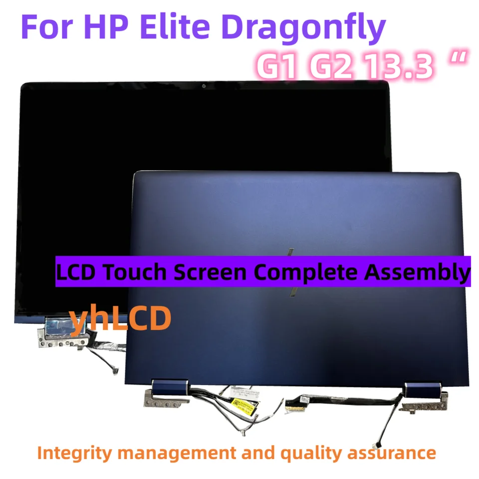 13.3“For HP Elite Dragonfly G1 G2 LCD Touch Screen Replacement