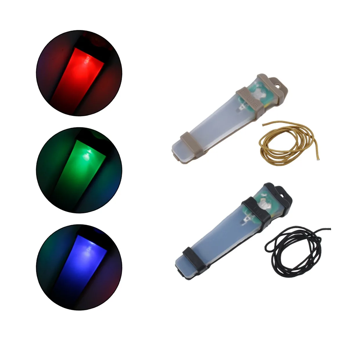 Outdoor Tactical Sidewinder Helmet Lamp Strobe Light Red Green Blue White IR IFF Light Hunting Fishing Auxiliary LED Flashlight