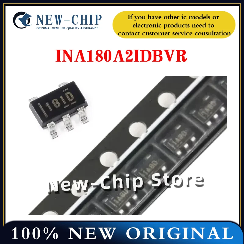 5PCS-200PCS/LOT INA180A2IDBVR 1A8D SOT-23-5 New Original INA180A2I