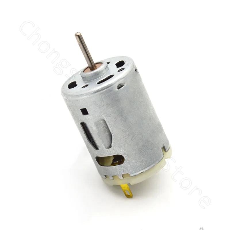 DC 12V Micro Motor 10000RPM High Speed R385 Brushed Electric Motor DIY Hair Dryer Car and Ship Models