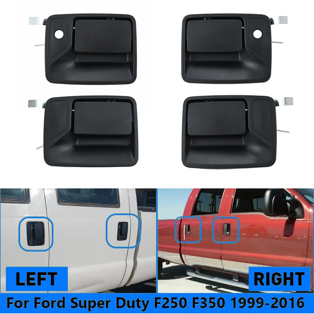 

ABS Plastic Exterior Door Handle Front Left Right for FORD EXCURSION F250 F350 F450 F550 F650 F750 7C3Z2522404AA,7C3Z2522405AA