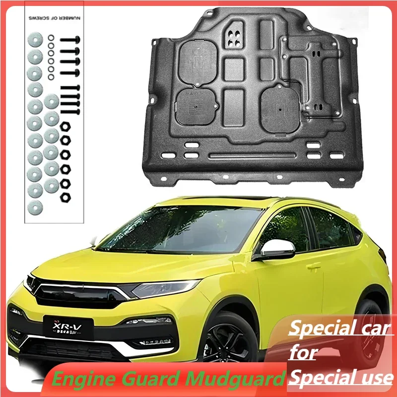 

Under Engine Guard Splash Shield Mud Fender Cover Plate Fender Mudguard Protector For Honda XR-V 2023-2024 1.5L 2023 Car Black