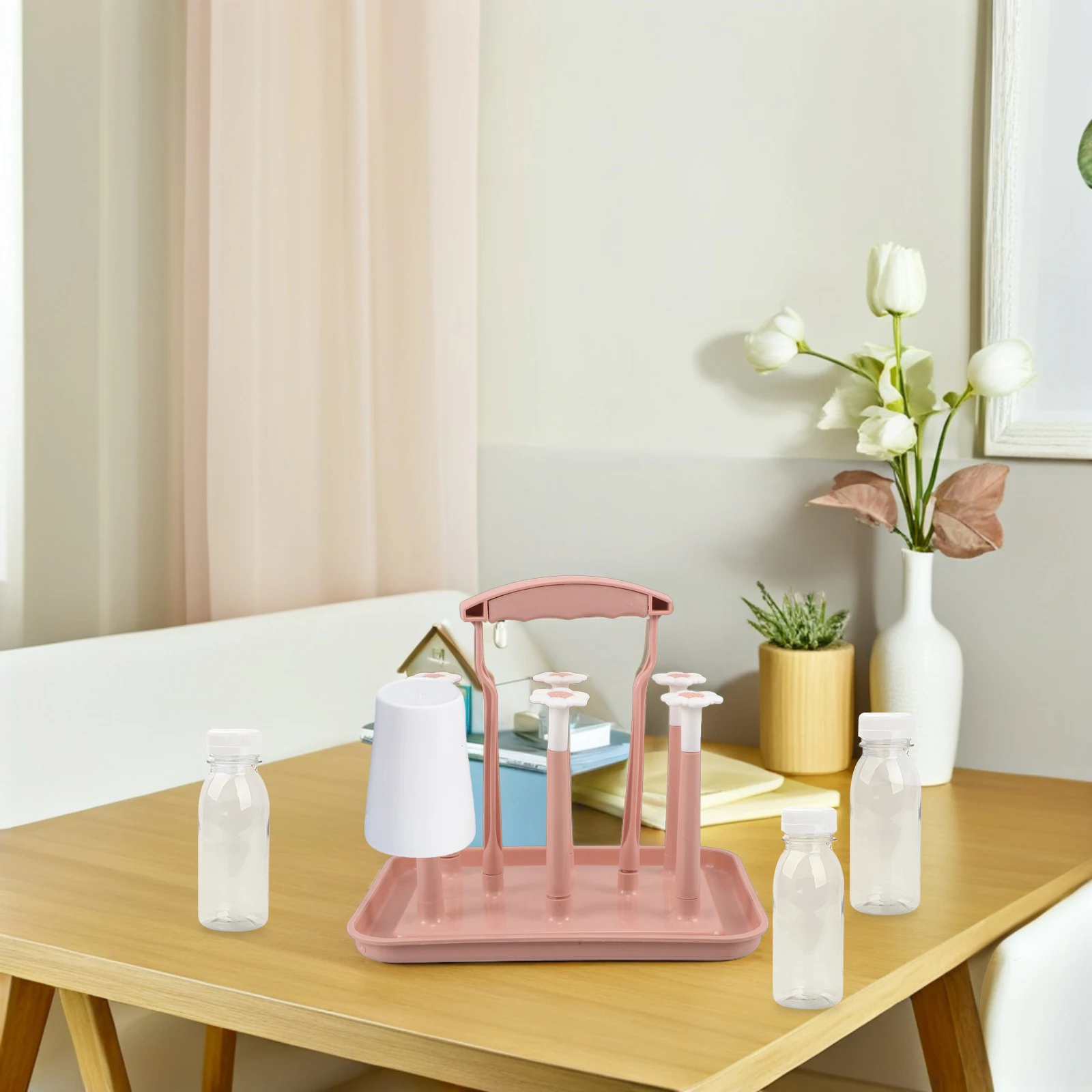 

12Pcs Drink Bottles Transparent Wide Mouth 200ml Pet Juice Milk Yogurt Storage Bottles Reusable Portable Sealed Lid