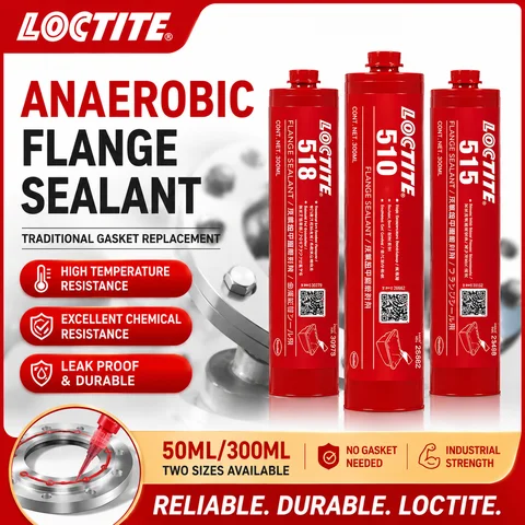 Loctite 518 510 515 Gasket Maker Flexible Flange Sealant Anaerobic Glue for Rigid Flange Original Gasketing Material