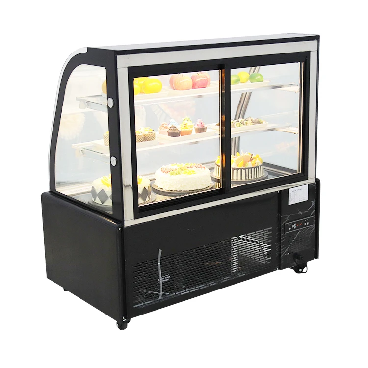 Japanese right angle cake vertical  milk tea shop cake fresh-keeping freezer manufacturer cake display refrigerator