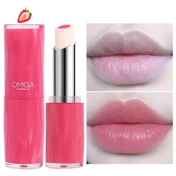 Jelly Kleurverandering Lippenbalsem Lippenstift Temperatuur Veranderende Fruit Anti-schrale Sexy Lipgloss Make-Up Hydraterende Lippen Comestics