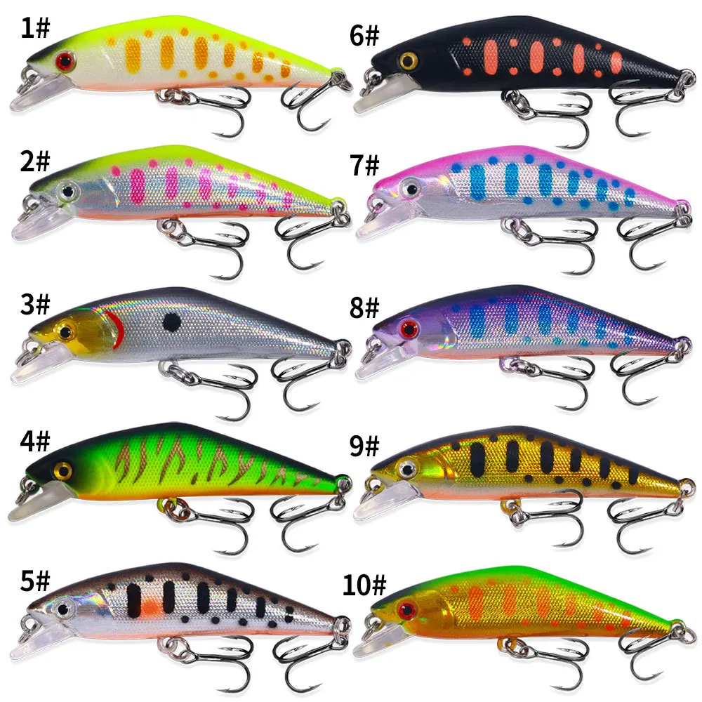 5.7CM-3.4G Mini Japan Model Sinking Minnow Fishing Lures Jerkbaits Peche Artificial Bait Wobbler Lure for Trout Bass Carp