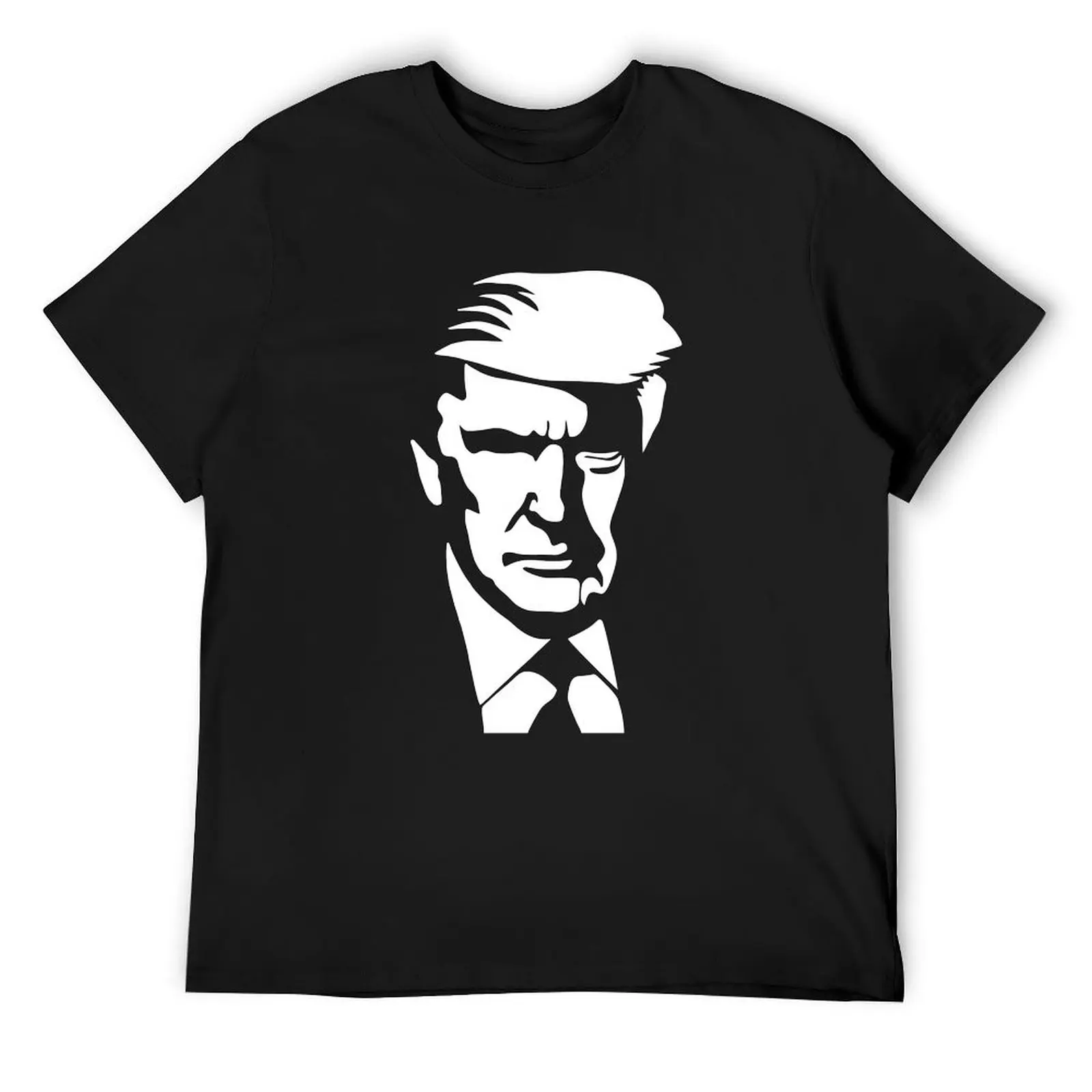 President Donald Trump Silhouette T-Shirt blacks plus size clothes t shirts for men cotton