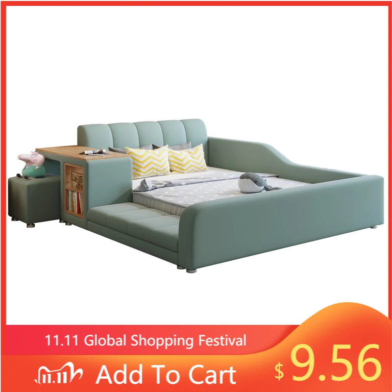 

Goodbaby Solid Wood Light Luxury Modern Simple Girls Boys Bedroom Children's Bed (upgraded Version)