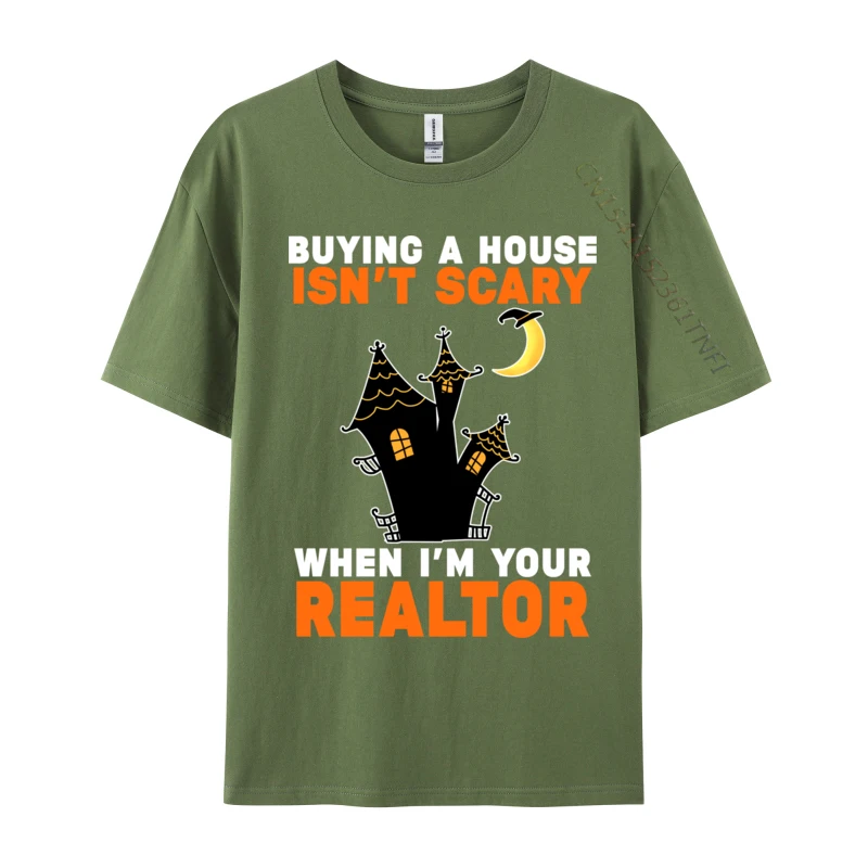 Realtor Halloween Real Estate Agent Broker Funny Realtor Printed New Arrival Men T-Shirt Cotton Tops Shirt Funny Tee-Shirt