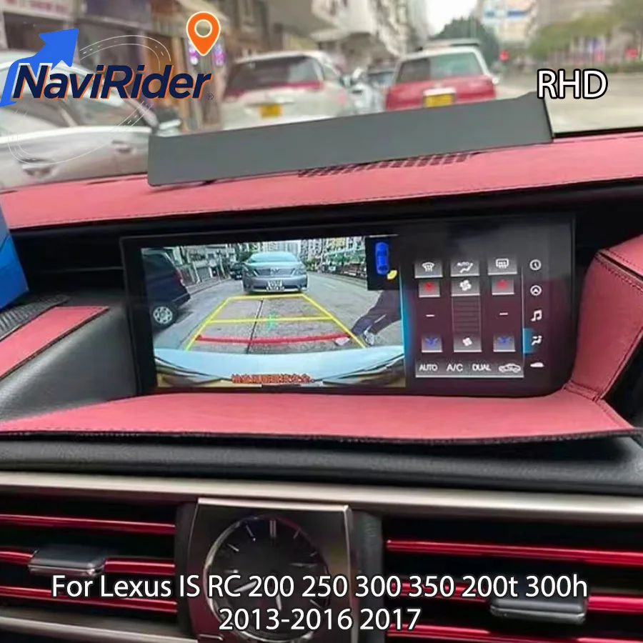 10.2'' RHD Android For Lexus IS RC 200 250 300 350 200t 300h 2013-2016 2017 Stereo WiFi Car Multimedia Player CarPlay Navigation