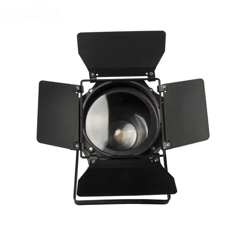 2 projecteurs linéaires à zoom COB 200W LED, blanc froid et blanc chaud, éclairage de scène avec volets pour mariage, DJ, discothèque, bar