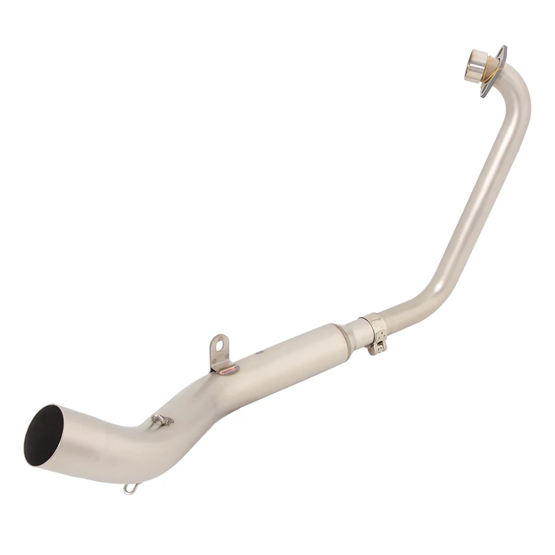 For Zontes ZT125 U1 ZT125 G1 2021-2023 Complete Exhaust System Motorocycle Header Mid Link Pipe 51mm Muffler Escape + DB Killer