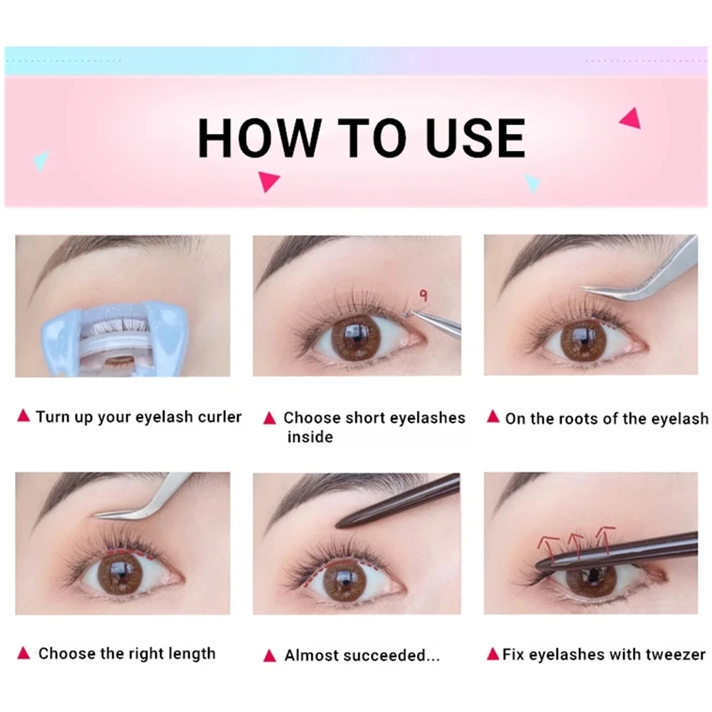 Korean Professional Makeup 60 Clusters A/M Eyelash Personal DIY Spikes Eyelash Natural Eyelash Extension Coaplay False Eyelashes