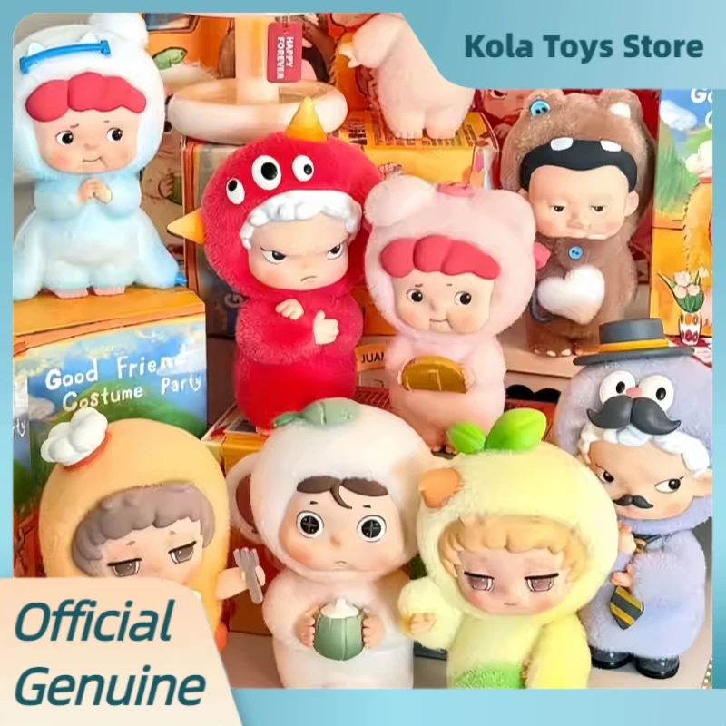 

Подлинная серия Heyone Good Friends Gostume Party, слепая коробка, милая флокированная аниме-фигурка, коллекция кукол, загадочная коробка, подарки