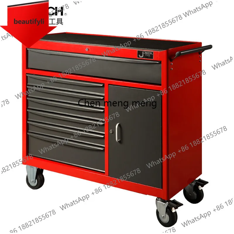 

Тележка для инструментов D185 с 7 ящиками, шкаф для авторемонта, мобильная тележка RC-9 с 9 ящиками, 6-слойный многофункциональный ящик для инструментов RC-7