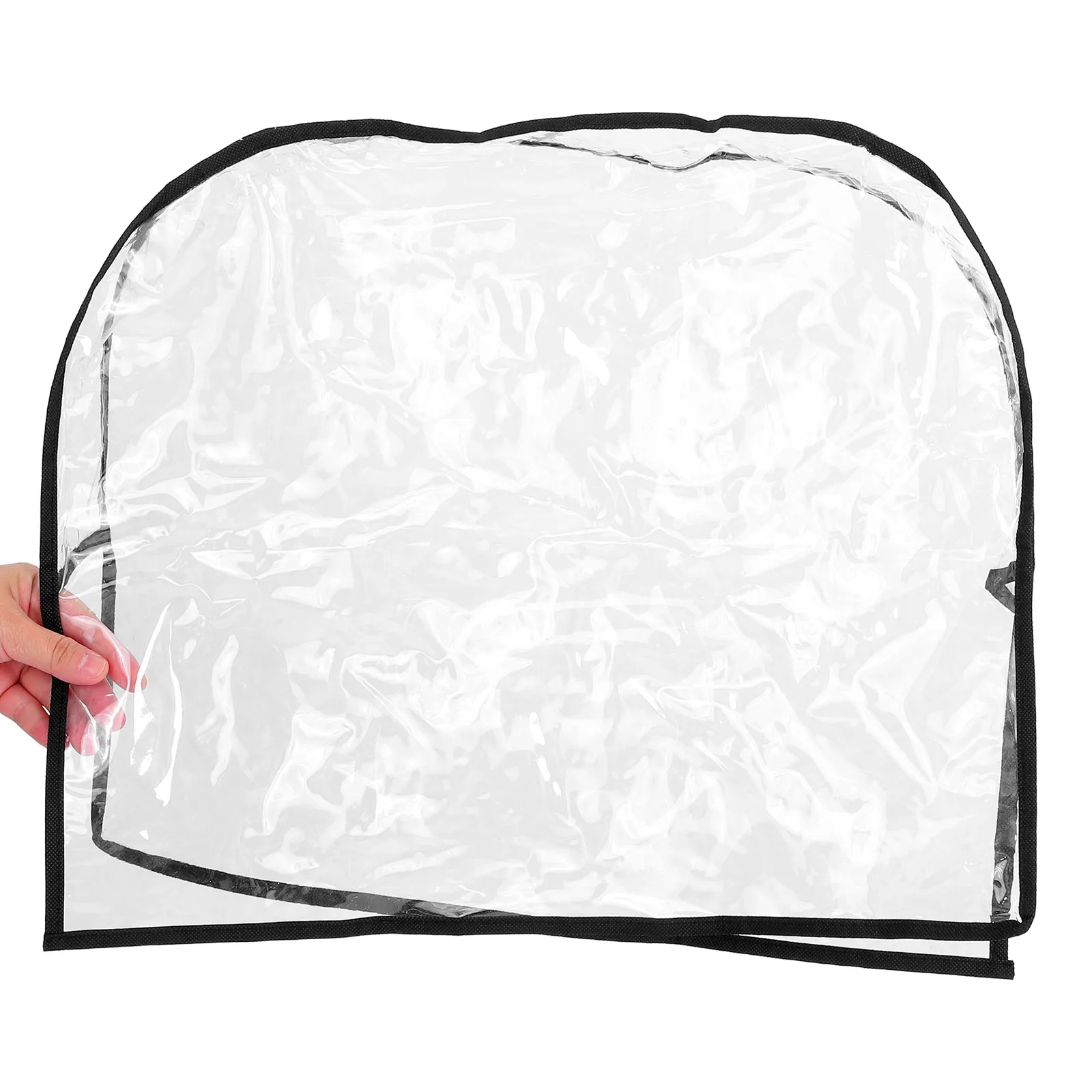 Clear Salon Chair Cover Waterproof Plastic Back Protector for Styling Chairs 51x40x12cm Hairdressing Spa Chair Slipcover
