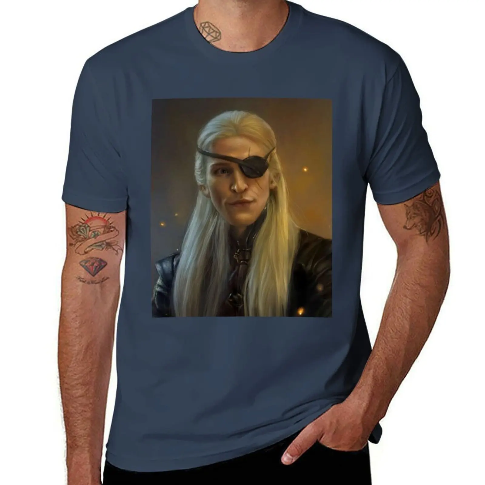 

Aemond targaryen T-Shirt Plus Size Lightweight Tee Shirt