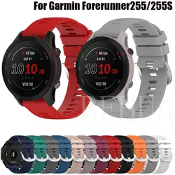 Watchband Silicone 18mm 20mm 22mm Strap For Garmin Forerunner 255 255S 245 745 Band For Garmin Venu 2 plus 2S Bracelet Wristband