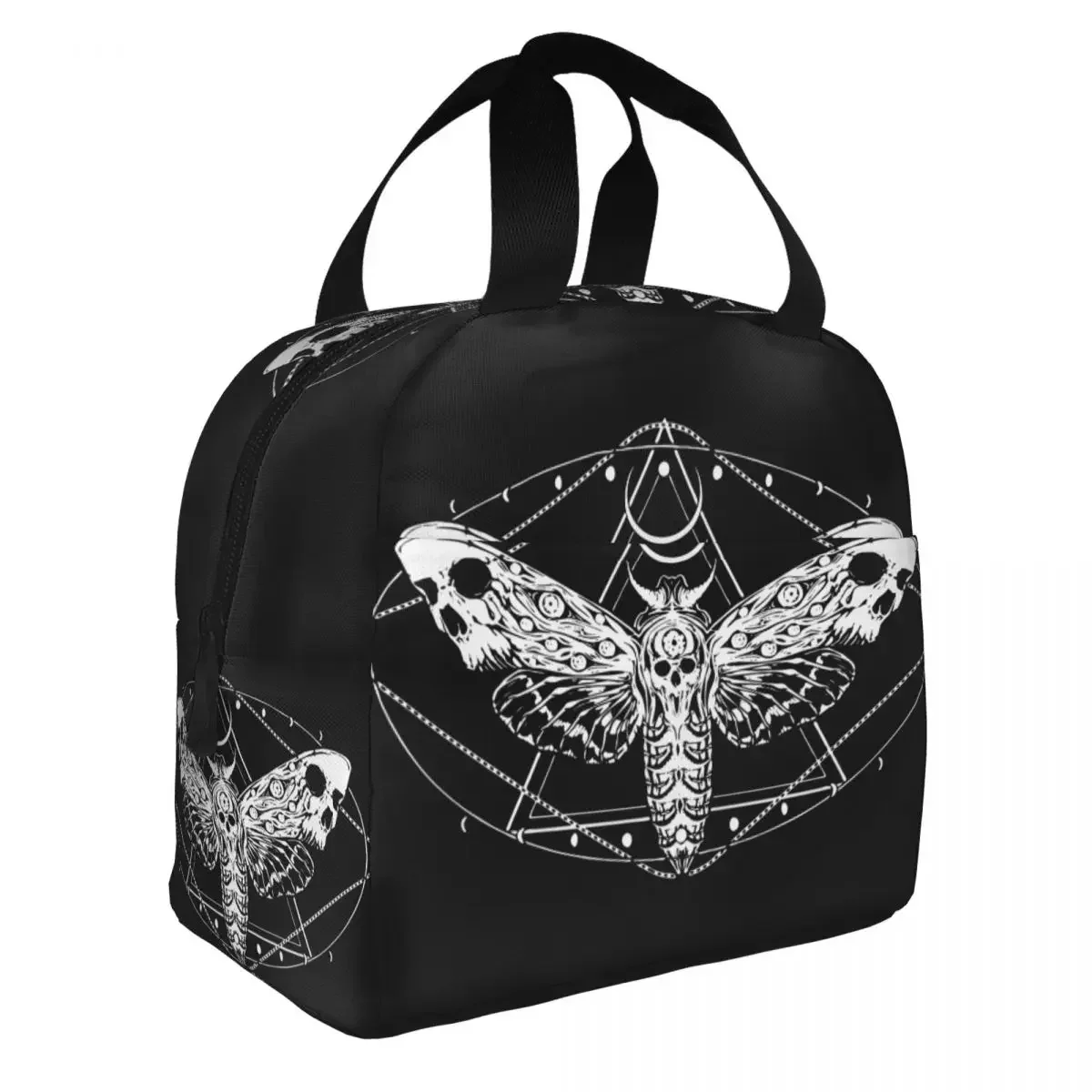 Surreal Death Moth Insulated Lunch Bags Thermal Bag Lunch Container Silence of the Lambs Leakproof Lunch Box Tote Food Bag Beach