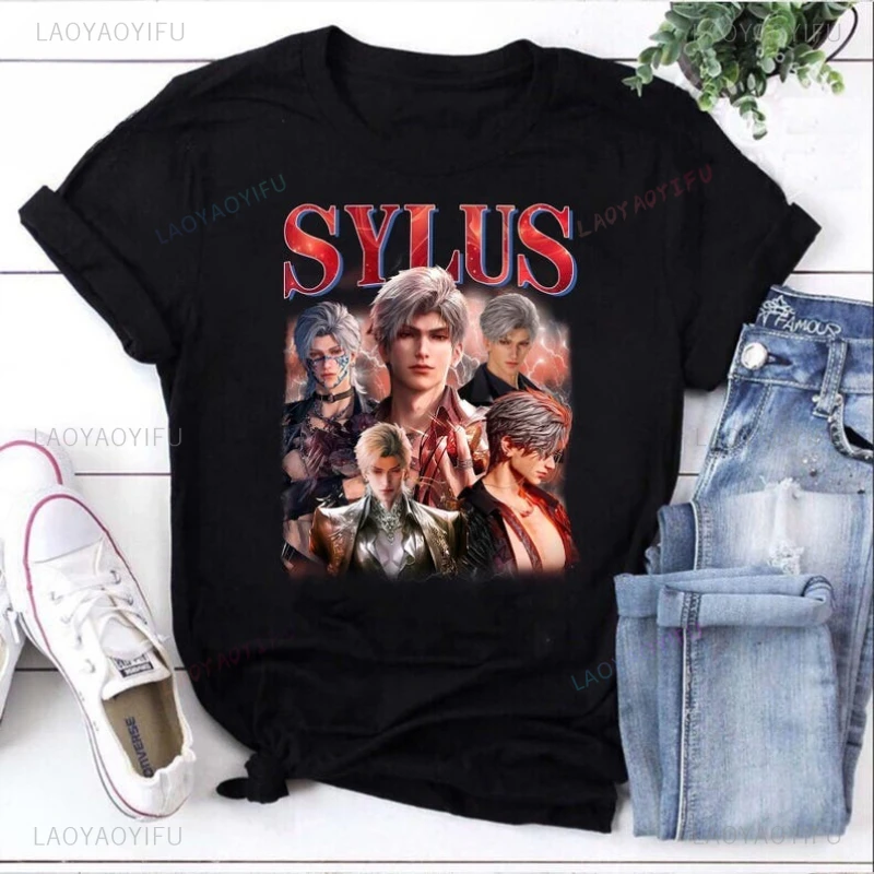Sylus Love and Deepspace Bootleg Shirt Anime Sylus Love and Deepspace Cadeau pour femmes et hommes T-shirt unisexe Fans d'anime