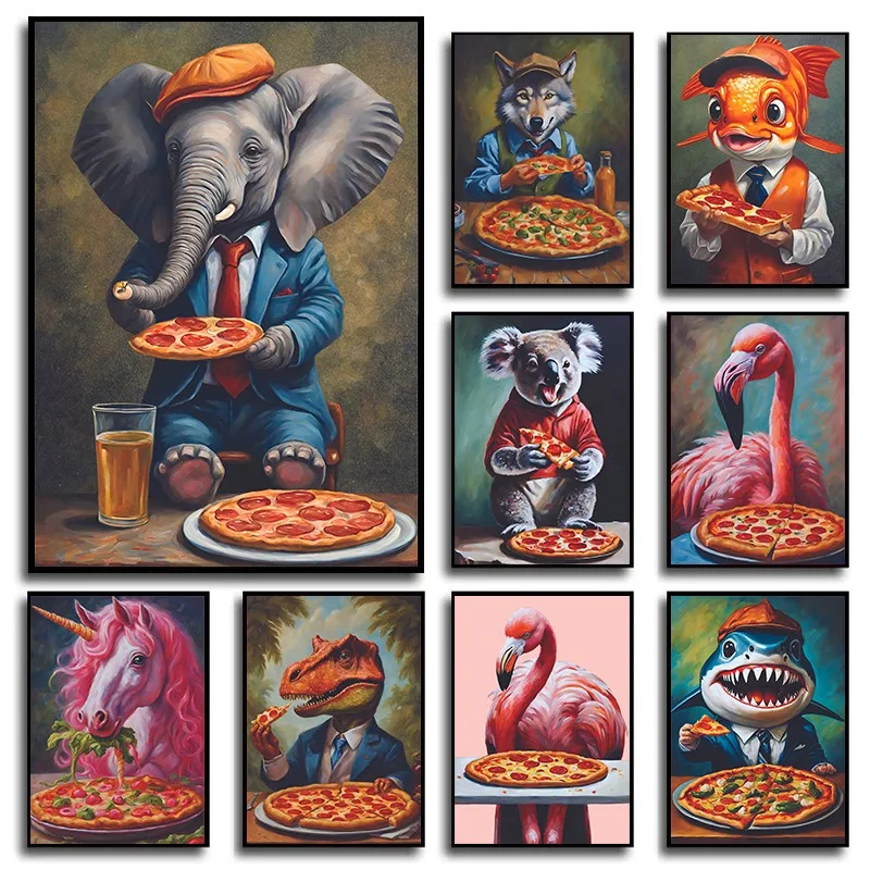 Surreal Pizza Art P…