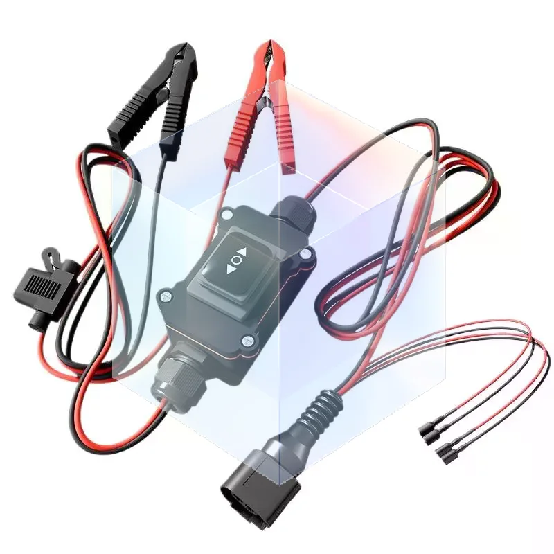 Automotive Motor Test Tool One Button Operation Flame Retardant Shell Waterproof Edge for Damp Garage Repair Work Use