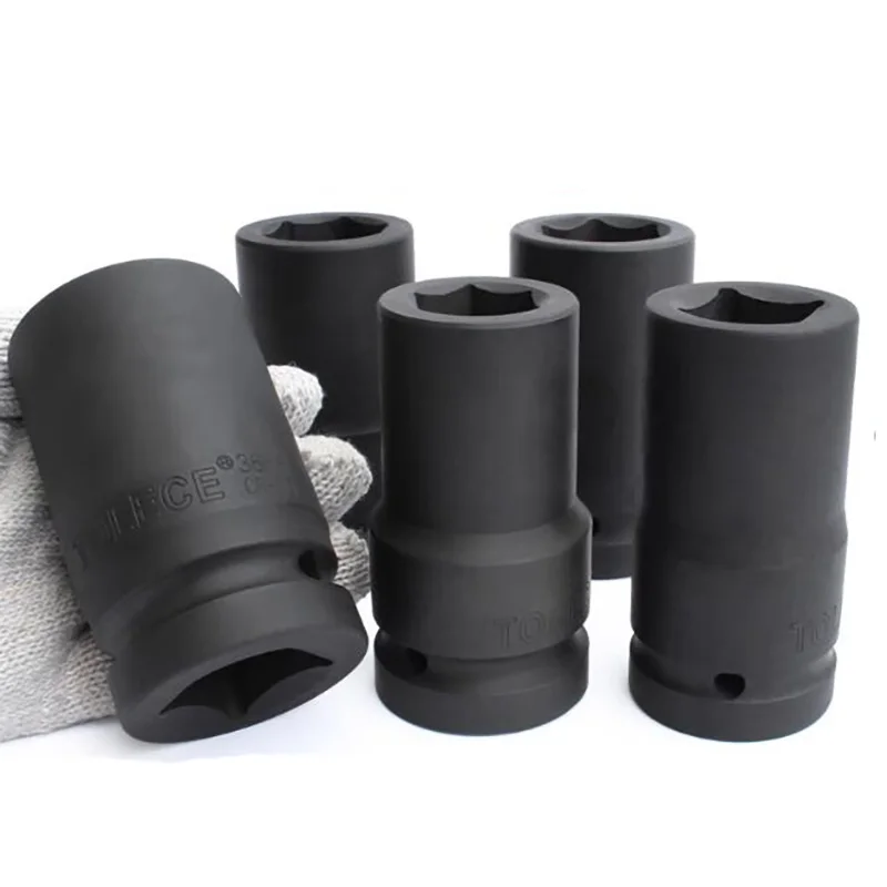 Gniazdo udarowe głębokie 6-kątne 1 cal 17mm 19mm 21mm 22mm 24mm 27mm 30mm 32mm 33mm 34mm 35mm 36mm 38mm 41mm 42mm 43mm 44mm