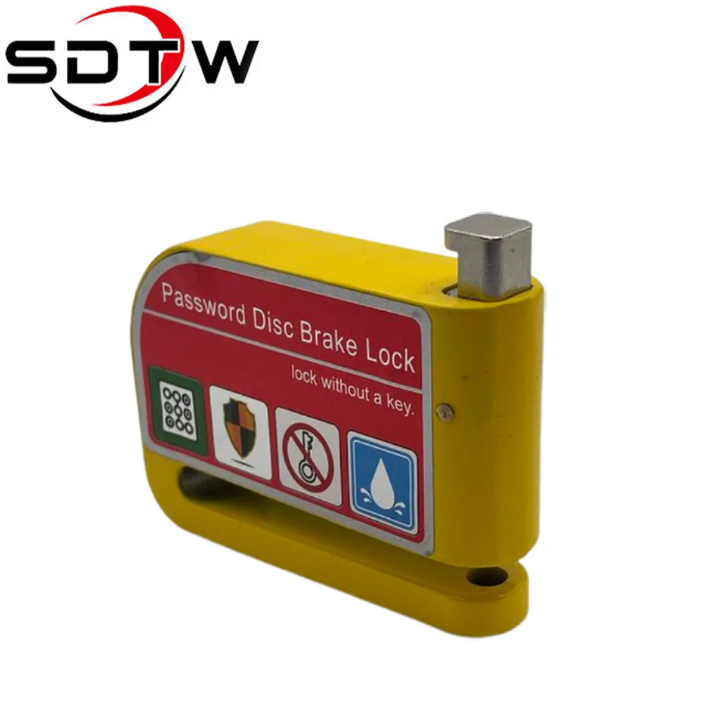 Mountain bike bicycle password disc brake lock disc brake  electric vehicle motorcycle disc brake  anti-theft