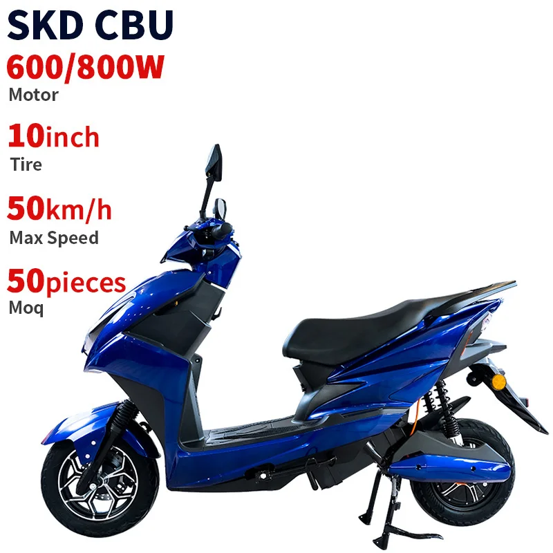 

Equipment Smart Library 10Inch High Speed Electric Moped Motorcycle 600/800W 50km/h Max Speed Fast Electric Motorcycle M