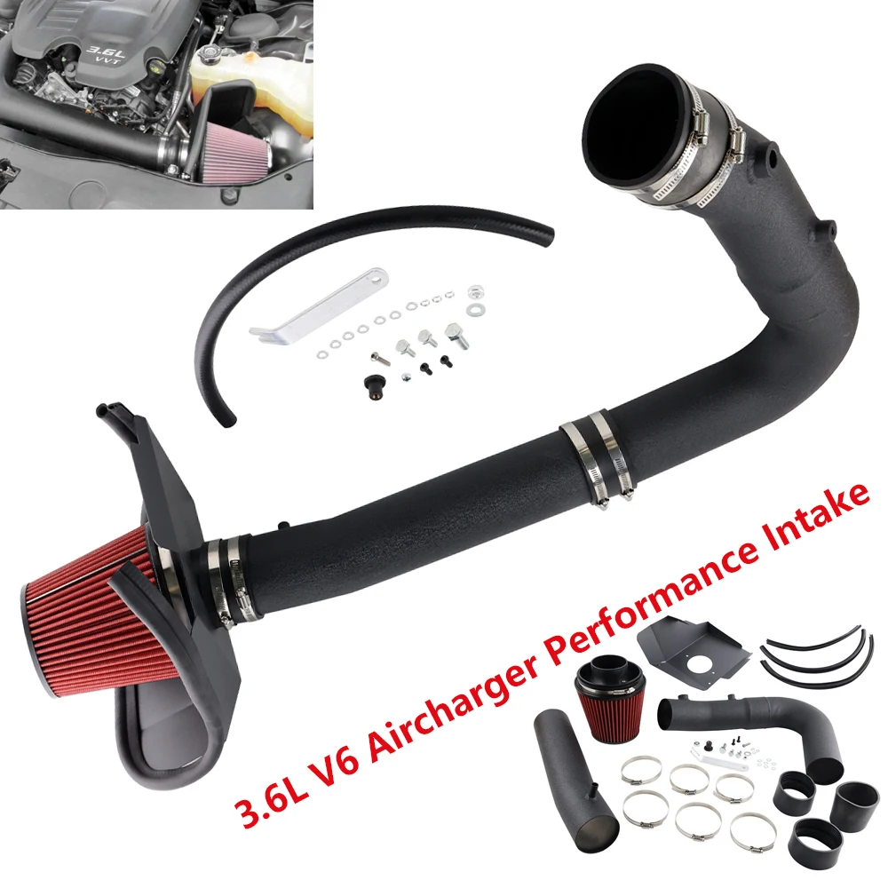 

Heat Shield Cold Air Intake Kit for 11-12 Dodge Challenger/Charger / 11-12 Chrysler 300 3.6L V6 Aircharger Performance Intake