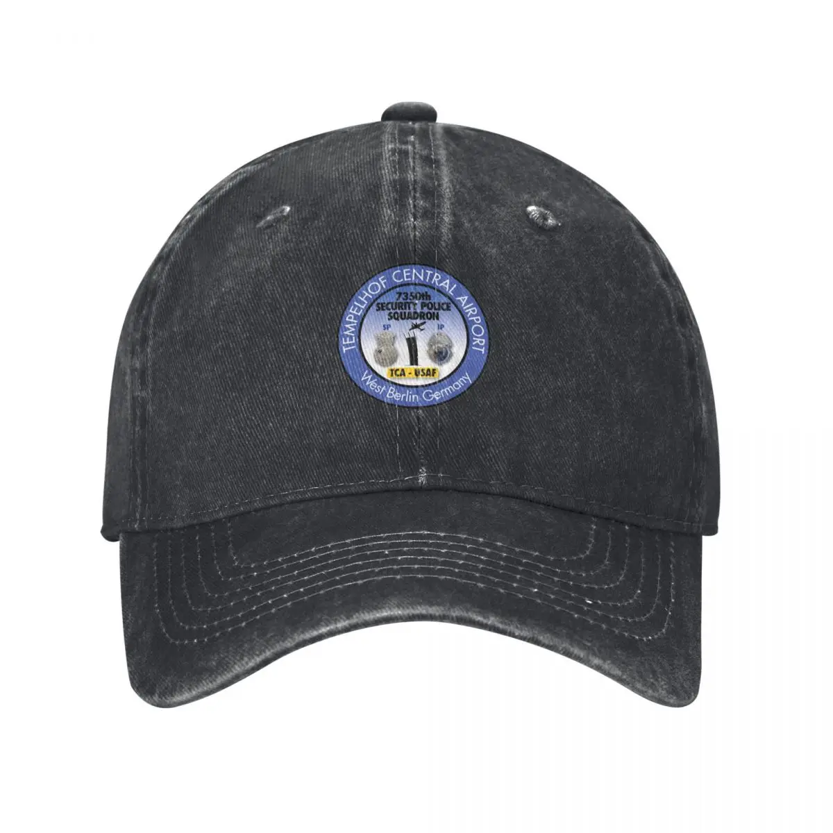 7350th Security Police Squadron, SP/IP Tempelhof Central Airport - TCA Baseball Cap Vintage Visor Caps For Men Women's