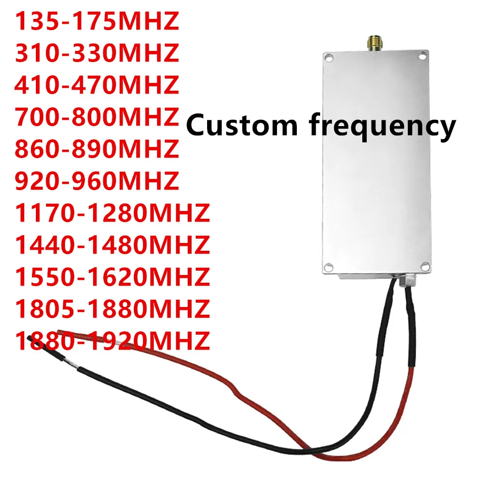 Frecuencia personalizada UAV anti WIFI 700-800MHZ 1800-1900mhz