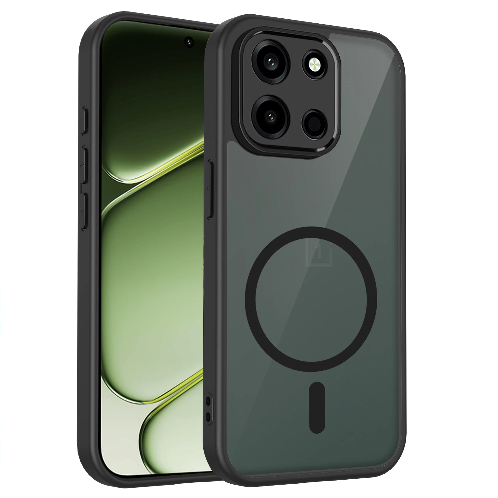 Oneplus Nord 6 Hülle für Magsafe Stoßfeste Silikon-Bumper Transparente Airbag-Rückabdeckung Harte Matte Hülle für Oneplus Nord 6 Nord6 2026 – Detail 5