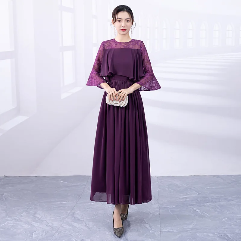 2023 Elegant Bridesmaid Dress Elegant Long Prom Evening Guest Party Summer Dresses for Women  Wedding Ball Gown Maxi vestidos