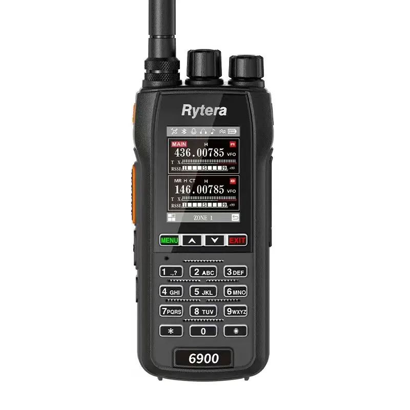 Rytera 6900 Handheld Walkie-talkie Chinese Menu 10w Handheld Bluetooth Frequency Writing Fast Frequency Test