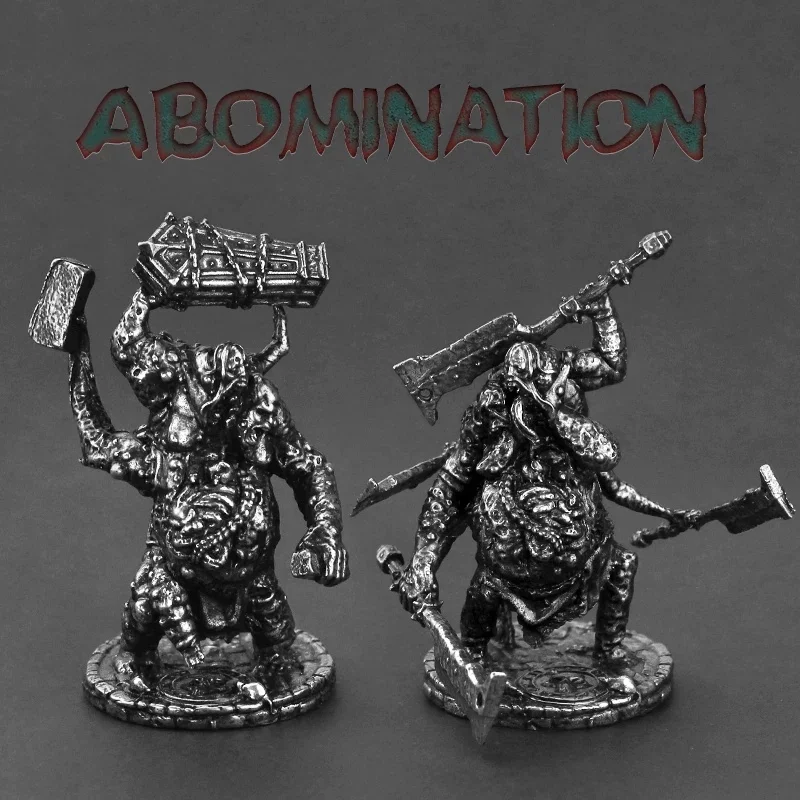 1pcs Metal Mutant Monster Miniatures Set Unpainted Wargaming Models Tabletop RPG Decorative Collectibles Gift for Gamers