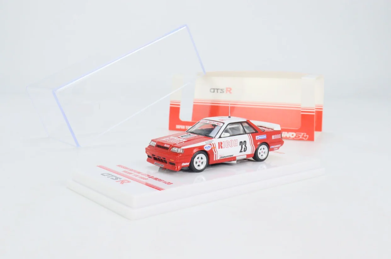 

INNO64 МОДЕЛИ 1/64 nissan r31 gtr красный литой сплав модель автомобиля коллекция дисплей подарок ребенку