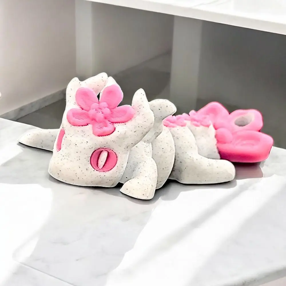 

Movable Joints 3D Printed Dragon Cartoon Handicraft 3D Rotatable Articulated Dragon Figurine Realistic