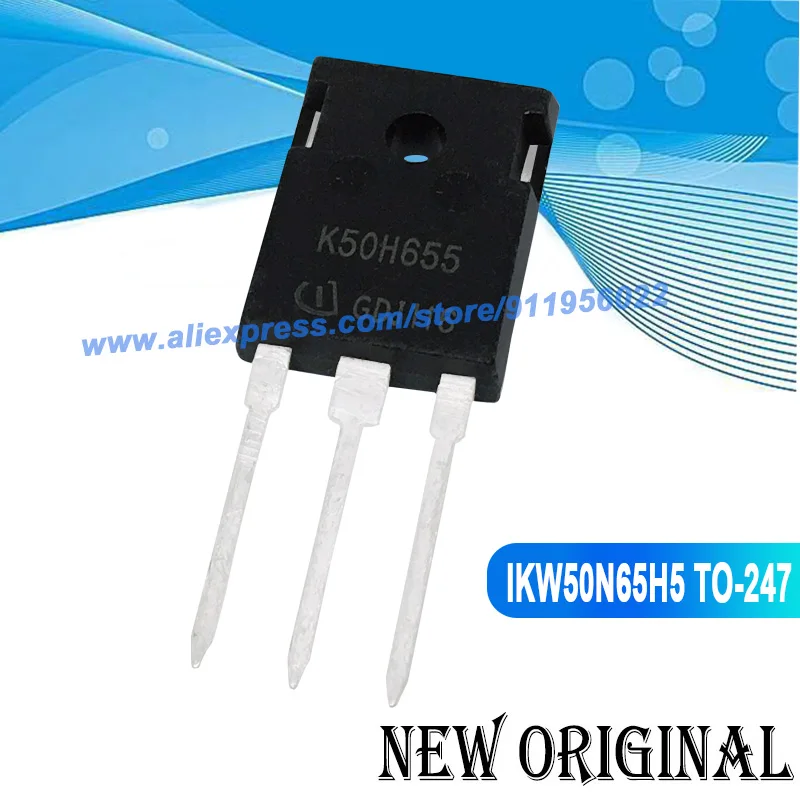 (5 Pieces) K50H655 IKW50N65H5  TO-247 650V 50A