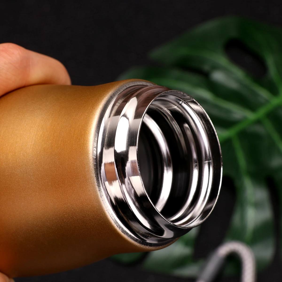 

1pc 1.2L Stainless Steel Insulated Cup For Sports Cycling Bodybuilding Outdoor Adventure Pc Lid Kettle Keep Hot Cold