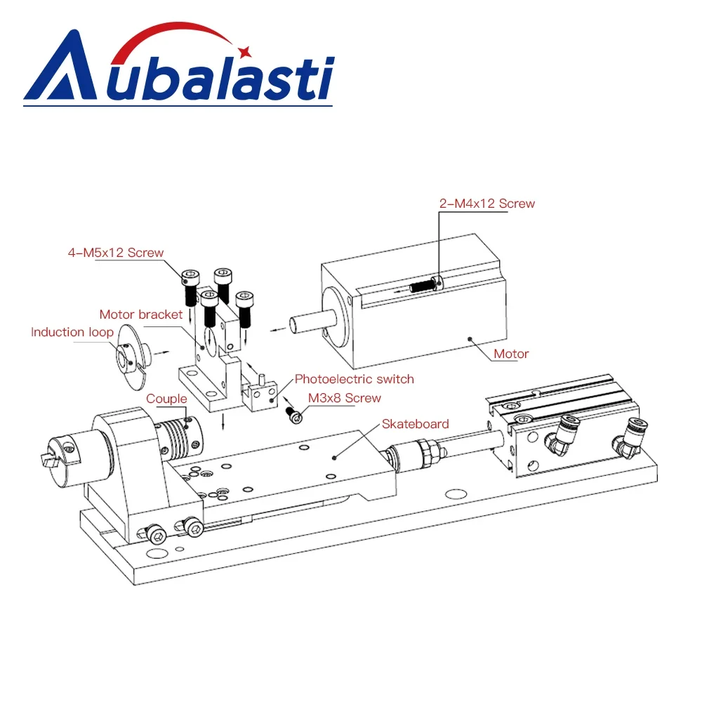 Aubalasti Punching Knife Vibration Knife V Punch Round Punch use for CNC Leather Cutting Machine